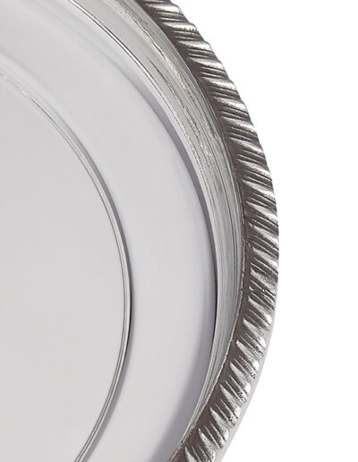Pewter salver