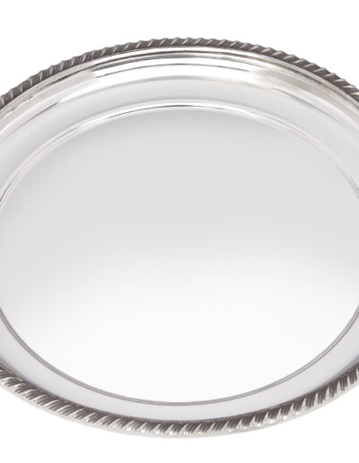 Pewter salver